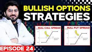 Options Strategies For Bullish Market | Bull Call Spread | Bull Put Spread | Episode 24🤑