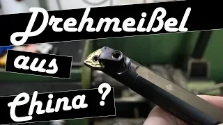 Werkzeugtest Drehmeißel aus China | Wendeplattenhalter Drehmaschine | Billig Werkzeug aus China ?