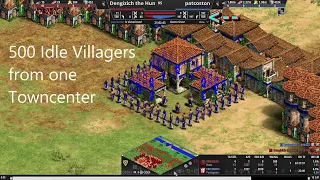 AOE2:DE 3162 Bombard Towers! 26 Hour Game! Beating AI Extreme without fighting