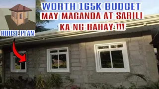 WORTH 165K MAY MAGANDA AT SARILI KA NG BAHAY|A SIMPLE HOUSE W/ HOUSE PLAN|HOUSE DESIGN