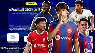 EFOOTBALL UPDATE 2023/24 PES PPSSPP SEASON 6 | SPESIAL EDITION FULL EUROPE