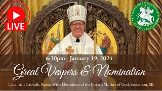 Great Vespers and Nomination of Bishop-Elect Michael Smolinski, C.Ss.R. - January 19, 2024