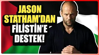 Dünyaca Ünlü Hollywood Yıldızı Jason Statham Arabasına Filistin Bayrağı Astı!