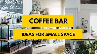 95+ Awesome Coffee Bar Ideas for Small Space