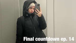 Final countdown ep. 14 | зимние каникулы | работа | поездка в профилакторий