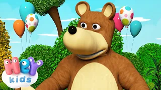 Masa Buna 🎉 La ospete ursul cere + karaoke 🐻 Cantece pentru copii