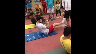 Manny Pacquiao and George Kambosos Jr Insane Ab Workout In Front Of Crowd