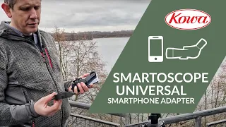 SMARTOSCOPE VARIO Universal Smartphone Digiscoping Adapter - Perfect Solution for Kowa