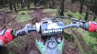 Last lap part 1 wor enduro event new forest play day motocross rider does enduro