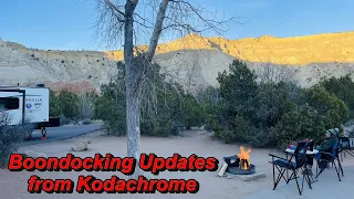 Boondocking Update from Kodachrome Basin