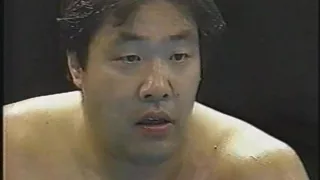 AJPW - Mitsuharu Misawa, Toshiaki Kawada & Kenta Kobashi vs Jumbo Tsuruta, Akira Taue & Fuchi