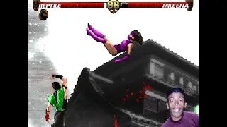 Mortal Kombat II™ Blood Storm®: Hormonaurus RESURRECTION!!! - Reptile MK2