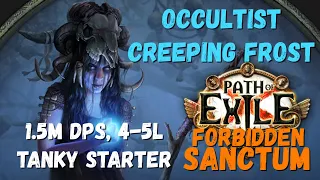 POE 3.20, 3.21 Starter Build - Occultist Creeping Frost + Cold Snap, 1.5M DPS