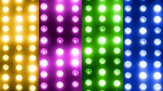 Party Flashing Lights Colorful Disco Effect Video