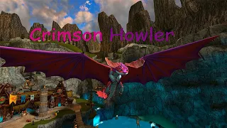 New dragon Crimson Howler | SoDOff | School of Dragons