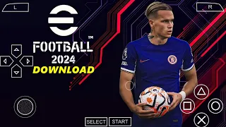 EFOOTBALL PES 2024 PPSSPP UPDATE CAMERA PS5 TIM EROPA & LIGA ARAB NEW BOOTS