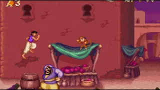 Walkthrough Aladdin level 1 - Super Nintendo - 1993