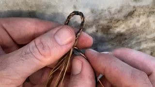 How to build a Flemish Twist Bowstring *No jig needed!*