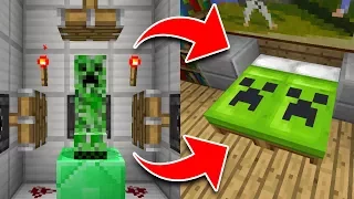 How to Make SECRET BEDS in Minecraft Tutorial! (Pocket Edition, Xbox, PC)