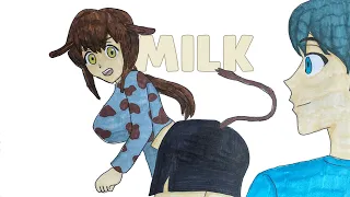 Give milk | Minecraft anime