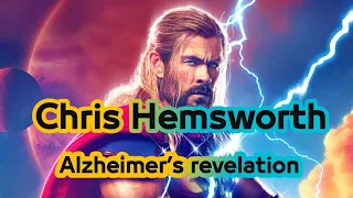 Chris Hemsworth's elzheimer.. He is taking break from acting after revealing Alzheimer’s risk