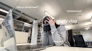 *very productive* uni STUDY VLOG 📓🎧