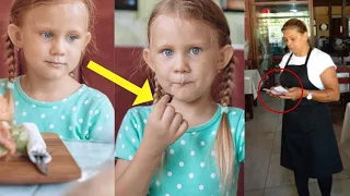The Waitress sees girl signal with hand and immediately calls the police...