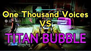 1 Thousand Voices vs Titan Bubble #shorts