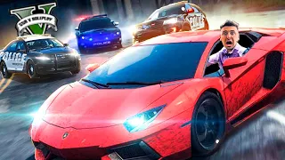 ROUBEI UM CARRO E A POLÍCIA VEIO ATRÁS!!! *dei fuga* - GTA RP