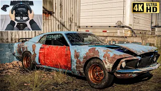 Rebuilding a FORD MUSTANG 1969 in NFS Unbound - Logitech G923