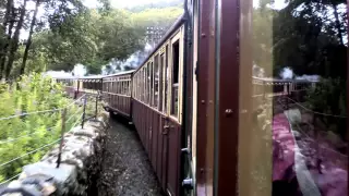 (Steam Train) Onboard Ffestiniog Railway Tan-Y-Bwlch - Rhiw Goch (10/08/2015)