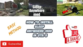 How To Download And Install Sleep AnyWhere Mod In Gta 5 |TECHNICAL SAAD MAAZ