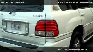 2006 Lexus LX 470 Base - for sale in Arlington, VA 22204