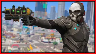 I Destroy Cops With Magnet Gun in GTA 5 RP