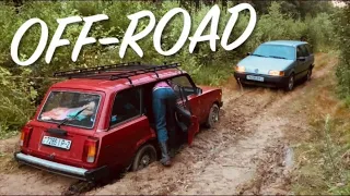 Сельский Off-Road. ВАЗ 2104 vs VW Passat B3