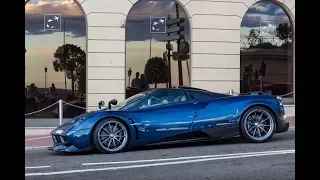 Pagani Huayra Pearl Start Up, Revs and Driving in Monaco!