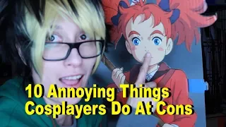 10 annoying things cosplayers do at Cons: GIVE-AWAY