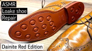 ASMR  Shoe Restoration | Loake Dainite Soles Red Edition!