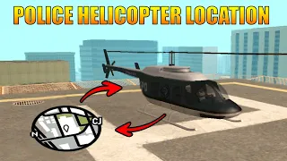 GTA San Andreas Police Helicopter Location