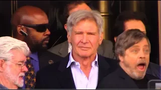 Seeing Mark Hamill get his STAR with  Harrison Ford and George Lucas!