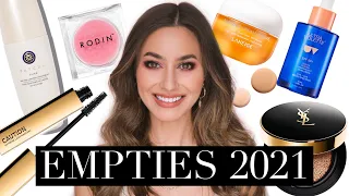 All the products I've finished in 2021 🗑 Makeup, Skincare, Hair & Fragrance | Karima McKimmie