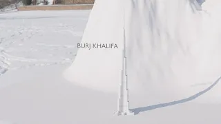 Burj Khalifa Size Compared to Mount Everest