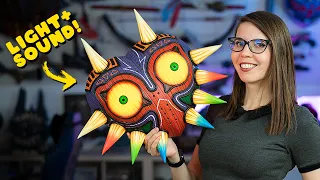 We build a SPEAKING Majora's Mask from Legend of Zelda!