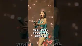 willow Smith singing live #waitaminute #willsmith #willow #willowsmith #short #shorts #music