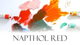 Napthol Red - Vicki Norman demonstrates Michael Harding's Napthol Red Oil Paint