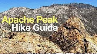 Hike Apache Peak (CA) on the Spitler Peak Trail (Hike Directions)