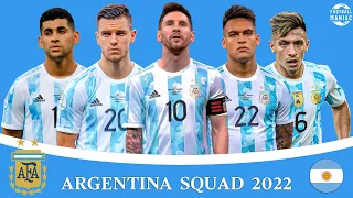 ARGENTINA SQUAD for Friendlies Games with Honduras and Jamaica ft Messi, Martinez, Di Maria...