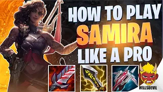 WILD RIFT | How To Play Samira Like a Pro! | Challenger Samira Gameplay | Guide & Build