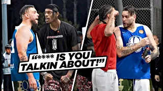 "Y'all Lucky HOOLIES AIN'T HERE!" CRSWHT Pulled UP On Ballislife WCS & It Got CRAZY! HEATED 5v5!!