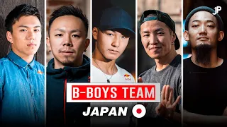 Team B-Boys Japan 🇯🇵 Taisuke, Issei, Kazuki Roc, Shigekix, Nori & Wing Zero